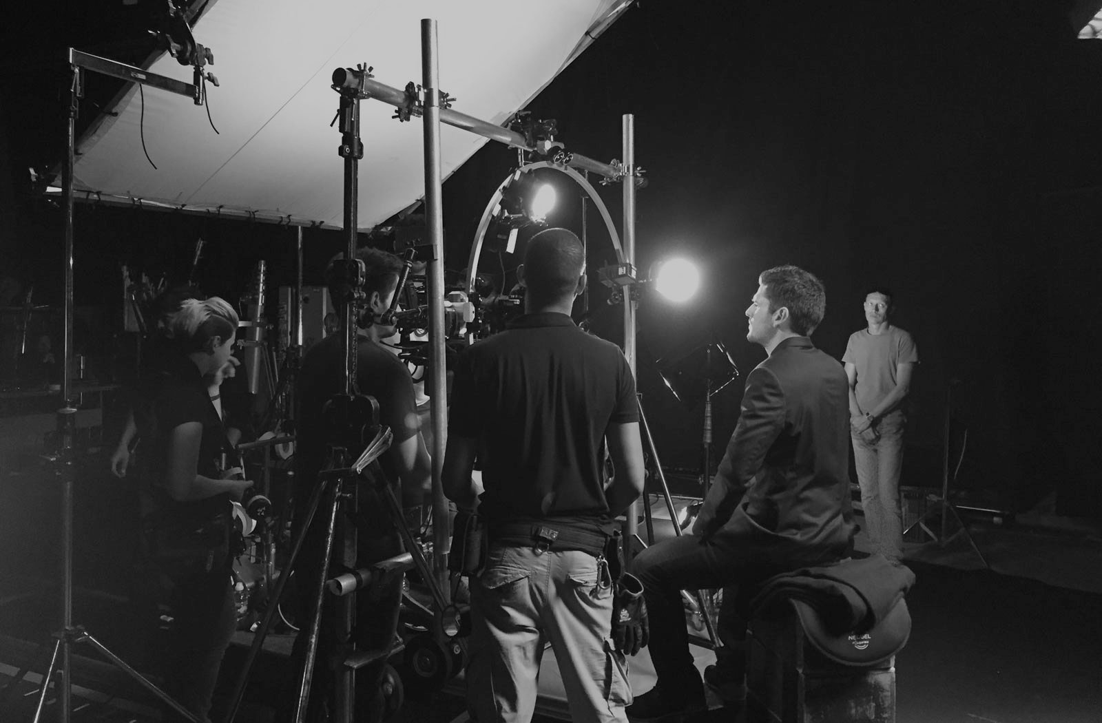Film production services in France — orangefilms crew on set